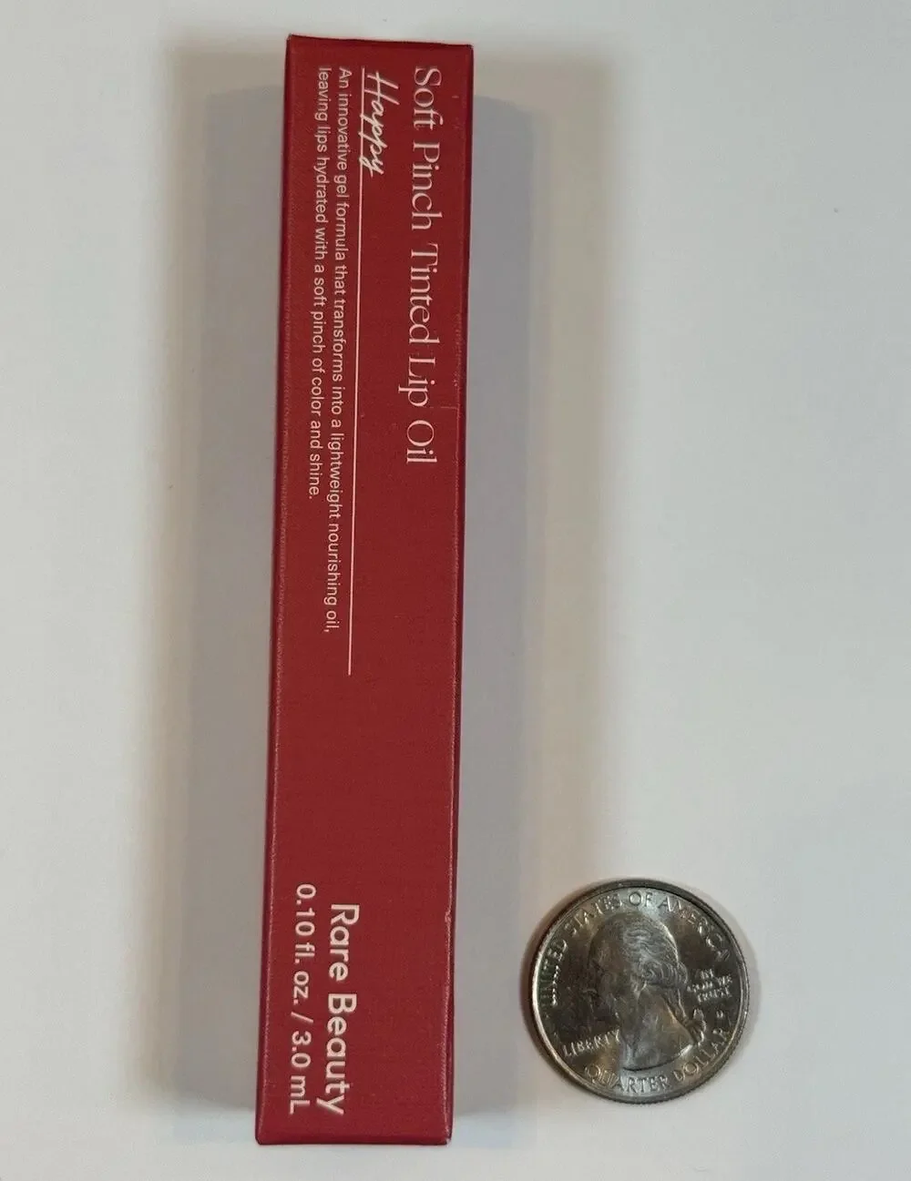 Rare Beauty Soft Pinch Tinted Lip Oil, Happy, Hydrating Shine 0.10 fl oz / 3 mL